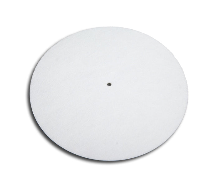 Record Felt Slipmat White