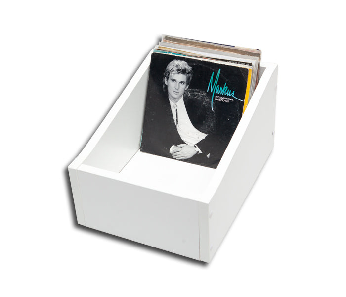 Single Wood Box White