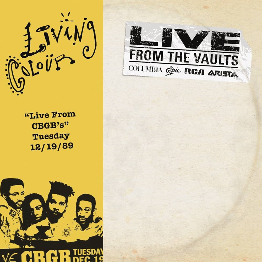 LIVING COLOUR - Live from CBGB'S - DLP