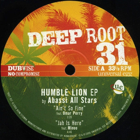 ABASSI ALL STARS - Humble Lion EP - 10"