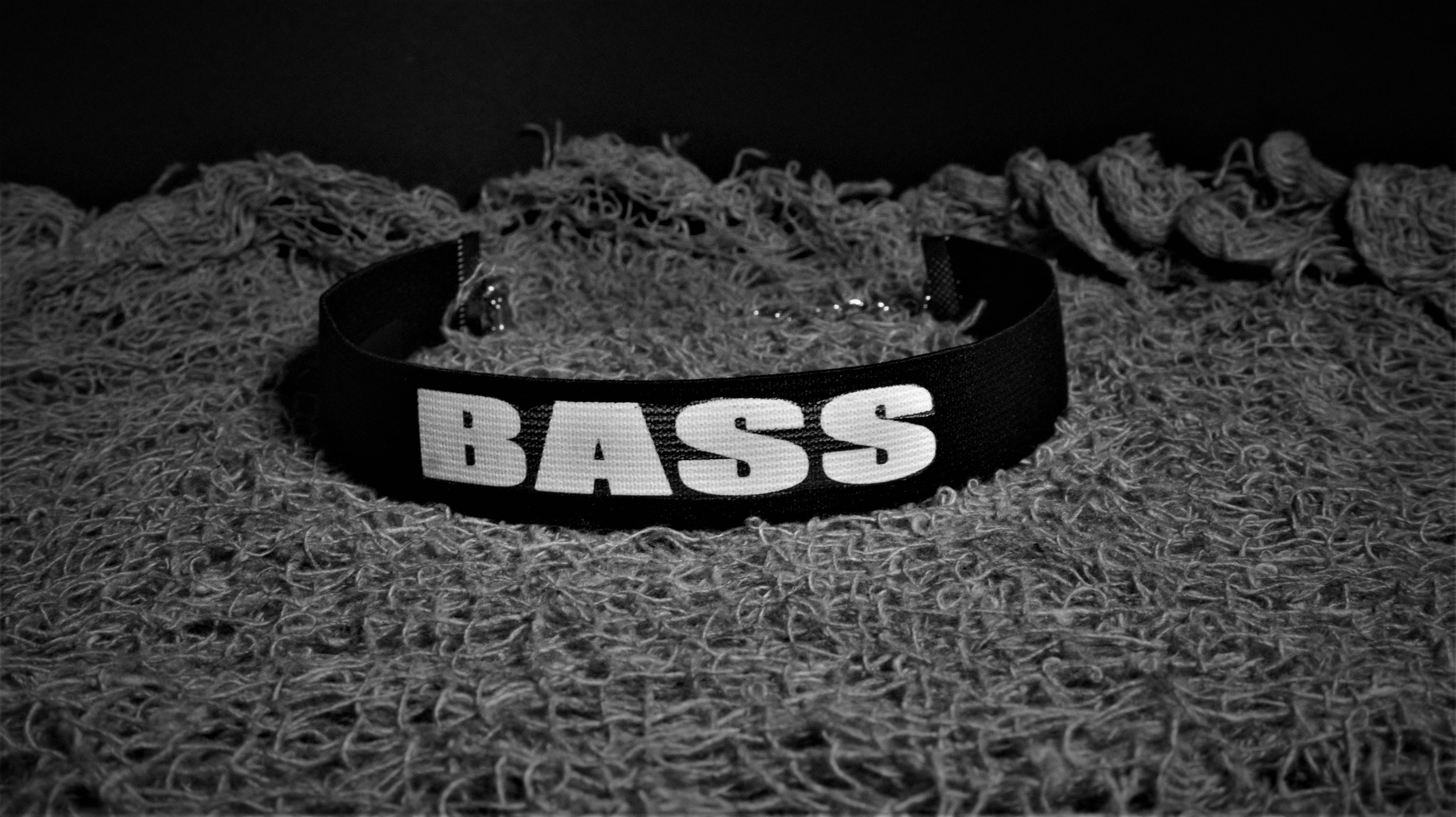 Print Choker - Bass - Black