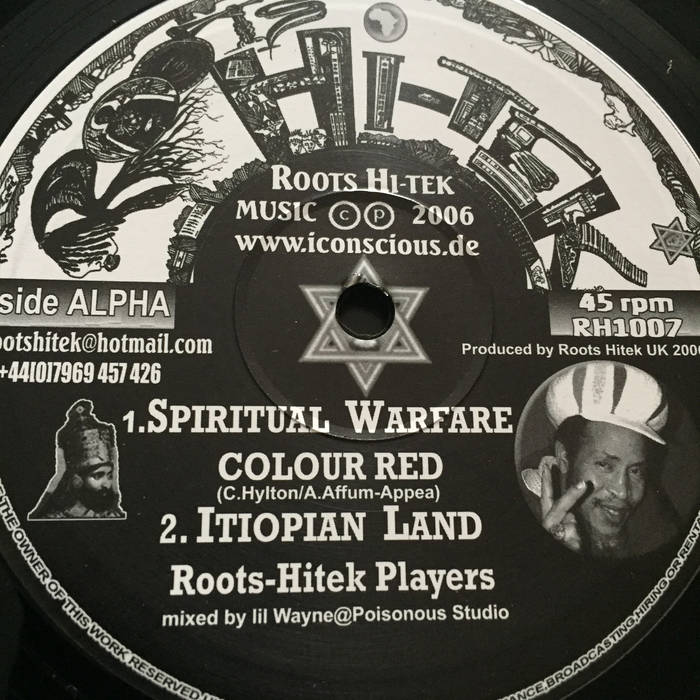 COLOUR RED - SPIRITUAL WARFARE / WHEN I RISE - 10"