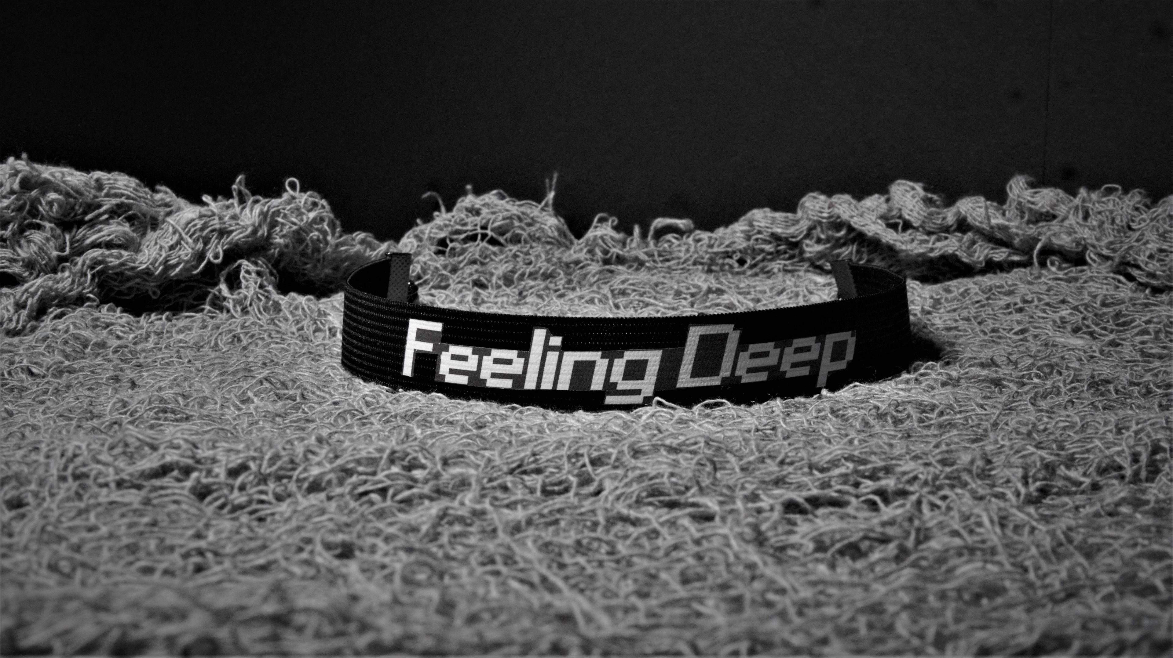 Print Choker - Feeling Deep - Black