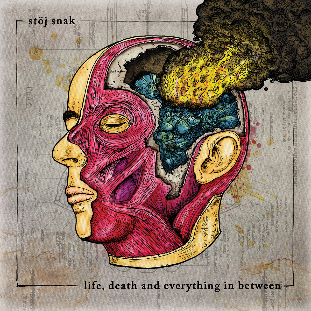 STÖJ SNAK - Life, Death and Everything in Between - Solid Magenta Edition - LP