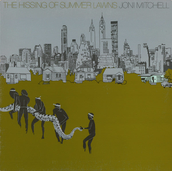JONI MITCHELL - Hissing Of Summer Lawns (bottle-green clear) - LP