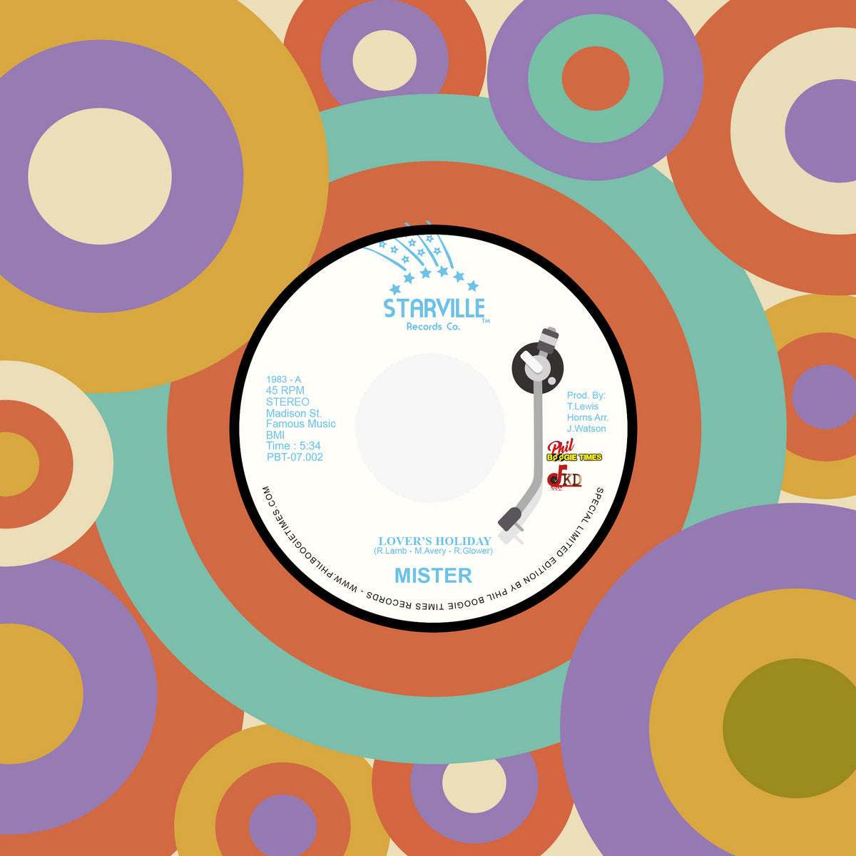 MISTER - Lover’s Holiday / I Wanna Thank You - 7''