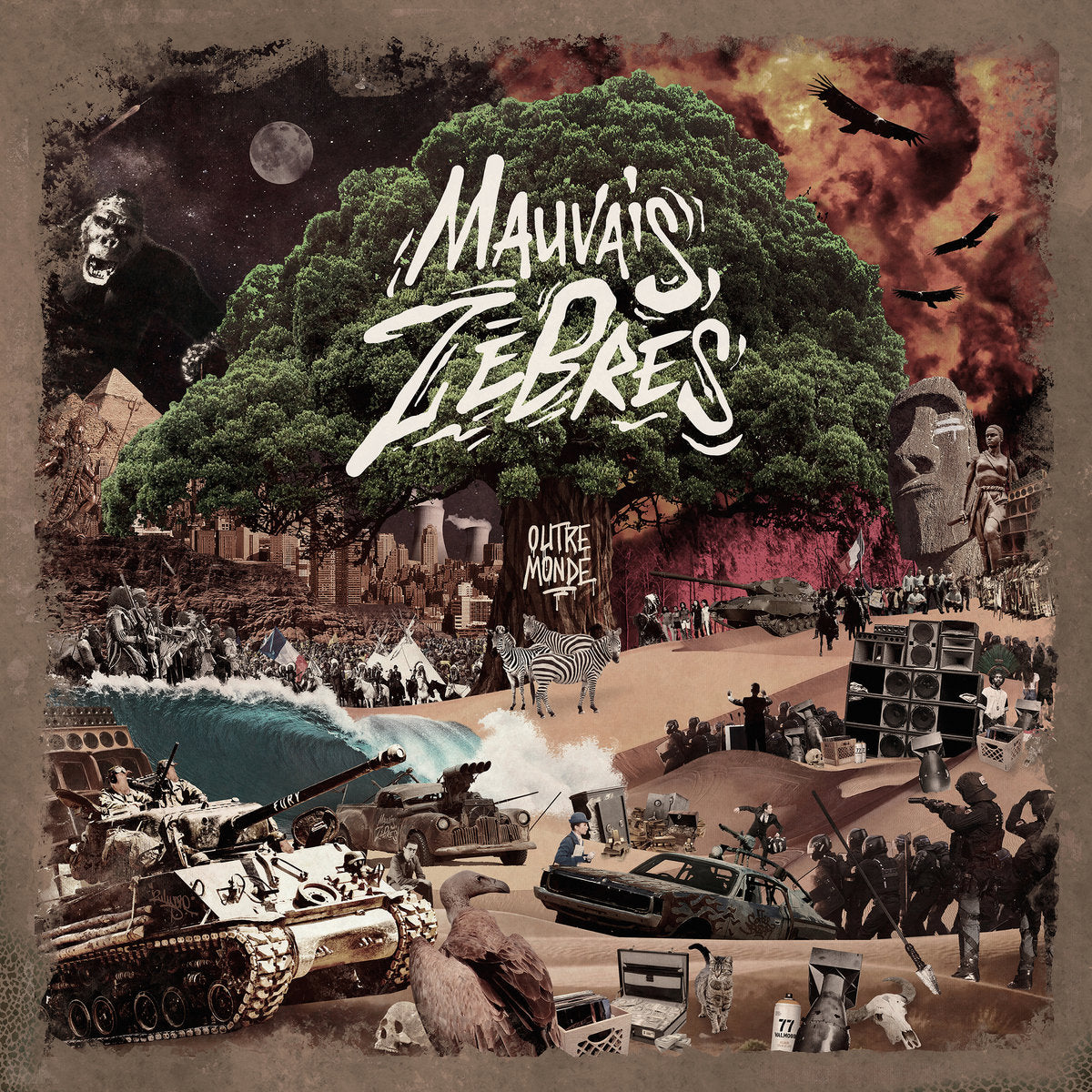 MAUVAIS ZEBRES - Outre-Monde - LP