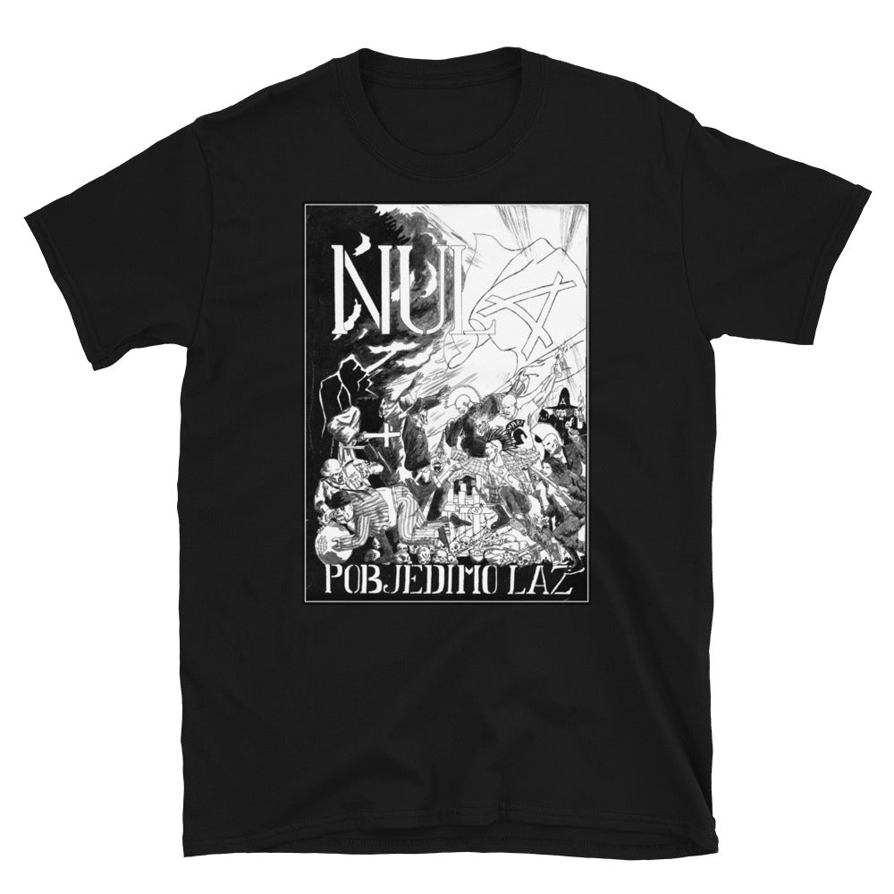 NULA - Pobjedimo laž - Men's Black T-shirt