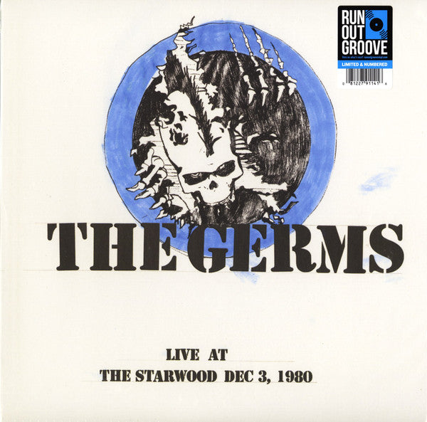 THE GERMS - Live At the Starwood Dec 3, 1980 - DLP