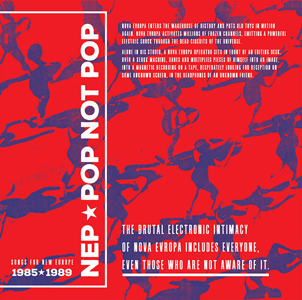 NEP - Pop Not Pop (Songs For New Europe 1985-1989) - LP