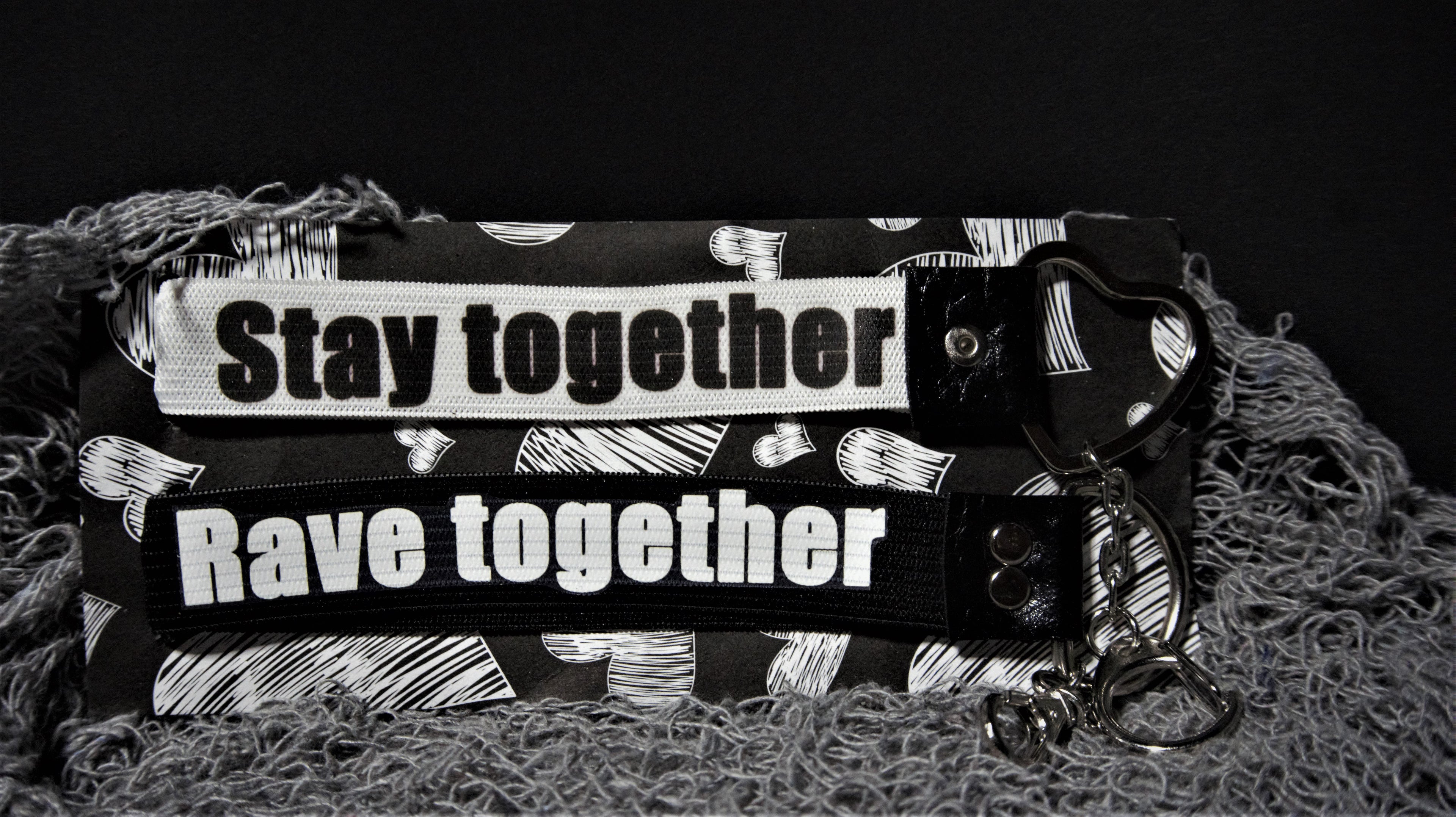 Keychain - Rave Together Stay Together