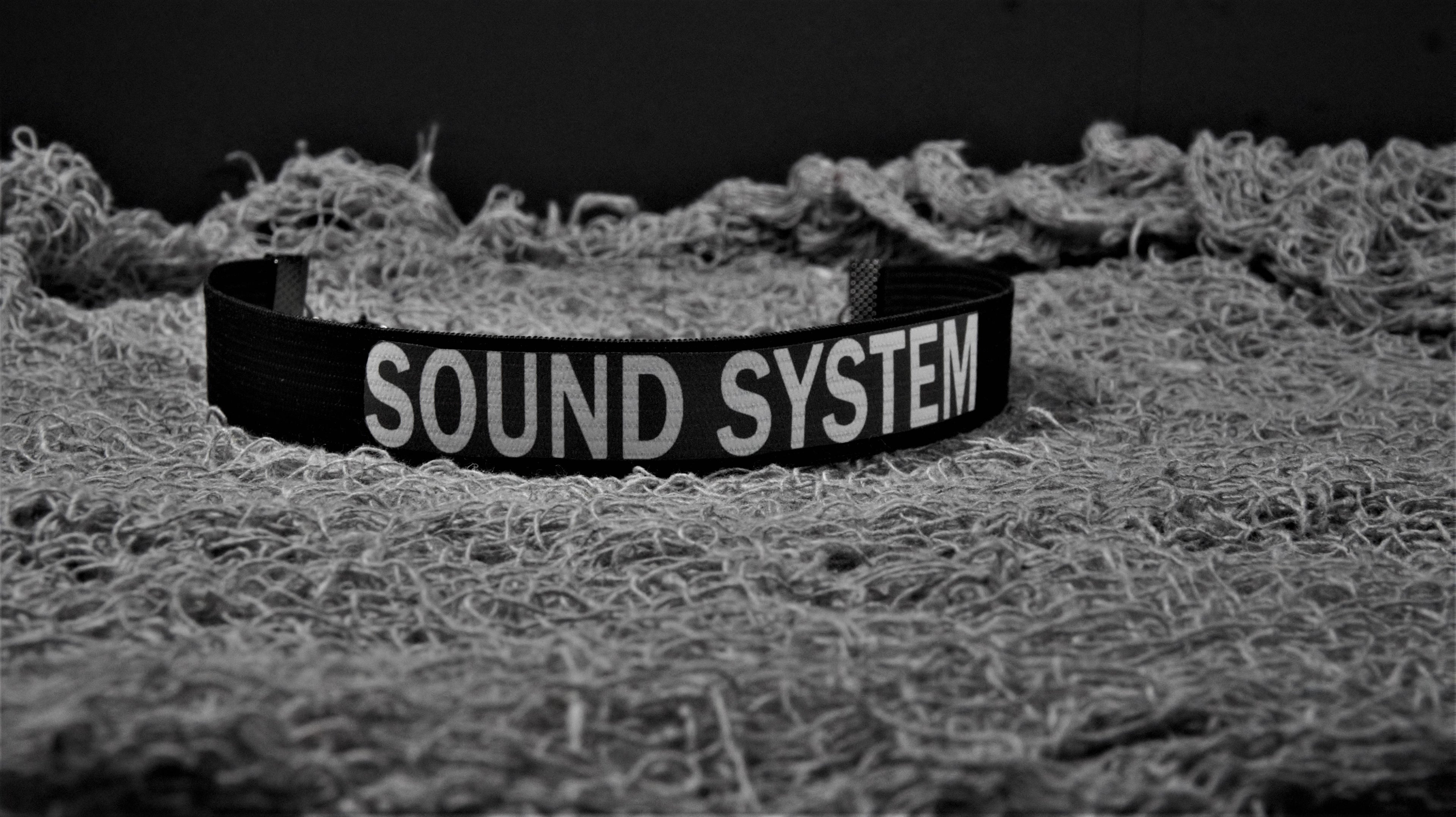 Print Choker - Soundsystem - Black