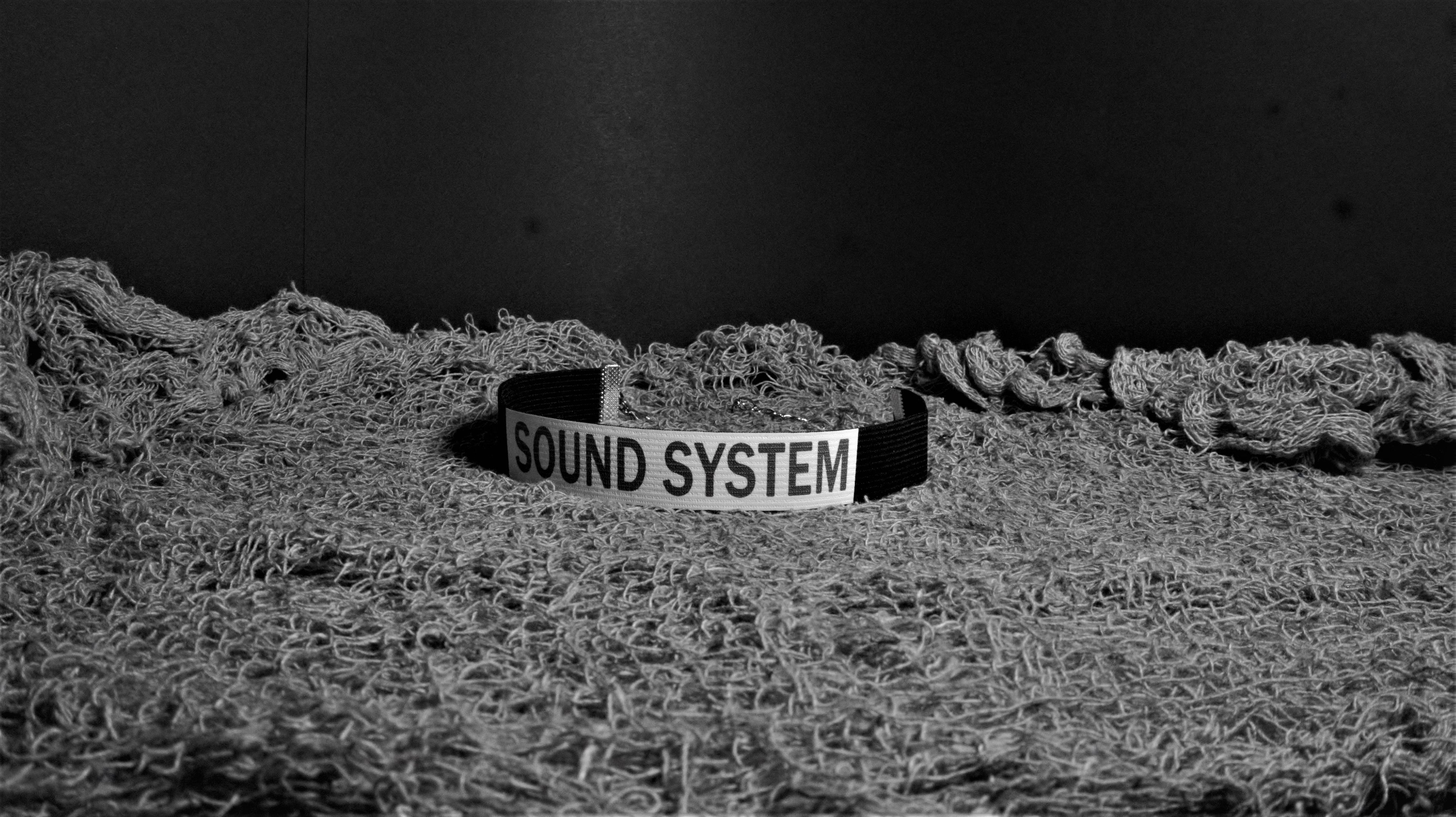 Print Choker - Soundsystem 2 - Black