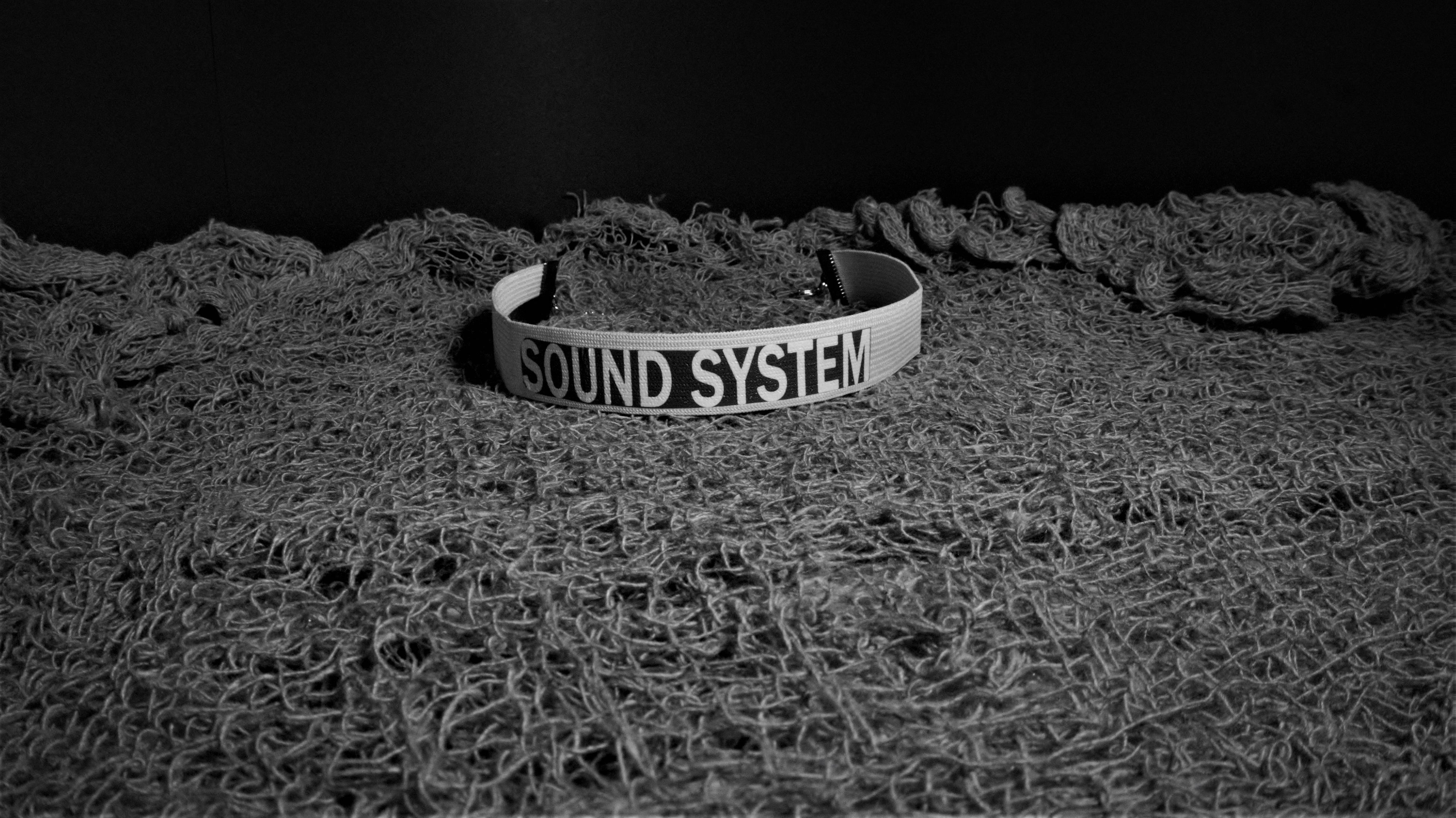 Print Choker - Soundsystem 2 - White