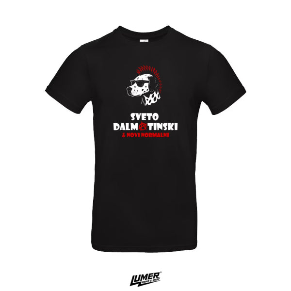 SVETO DALMATINSKI & NOVI NORMALNI – Black T-Shirt