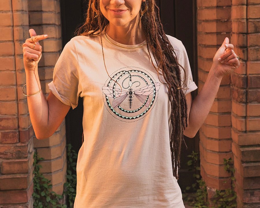 AKLEA NEON - Sand shirt