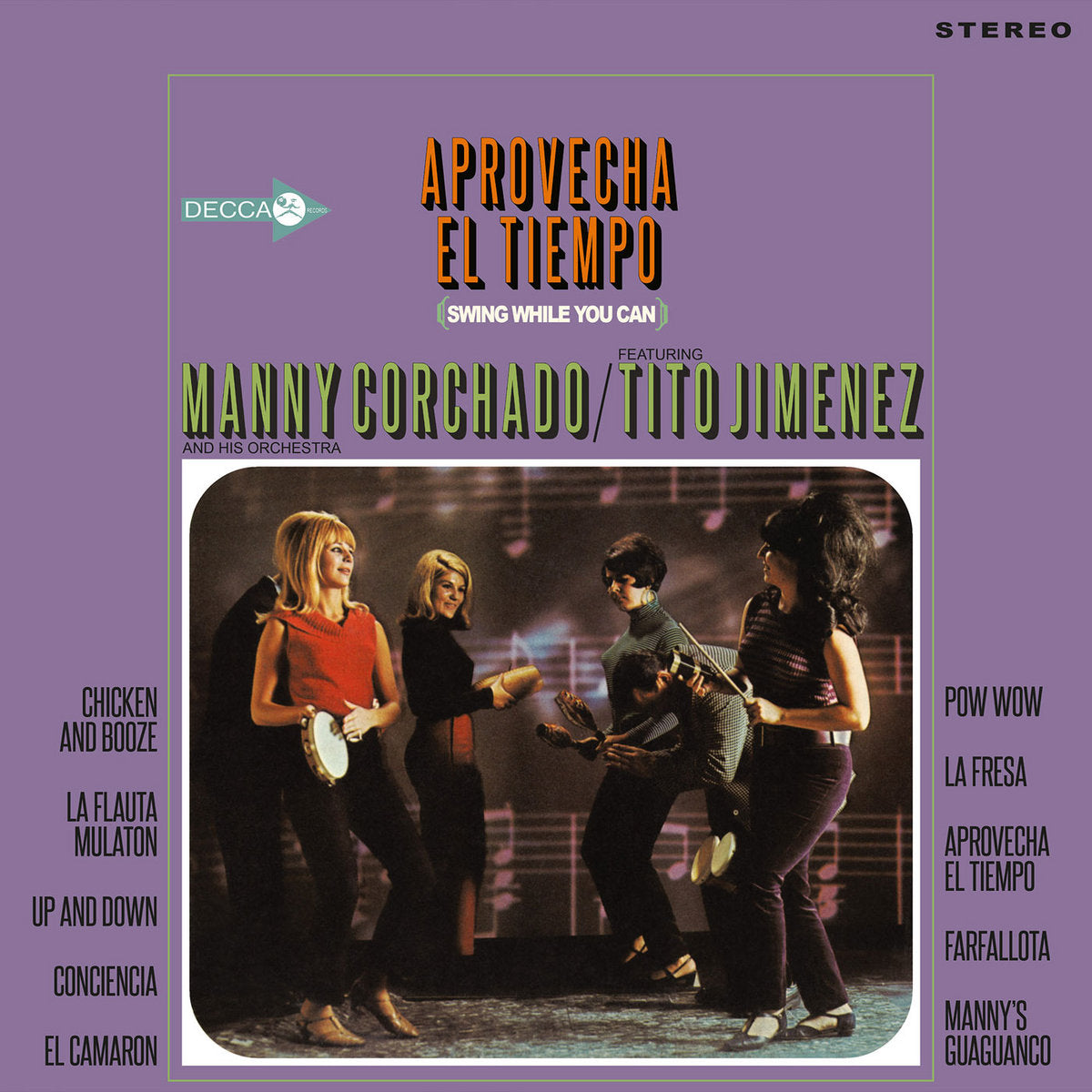 MANNY CORCHADO AND HIS ORCHESTRA FEATURING TITO JIMENEZ - Aprovecha El Tiempo - LP
