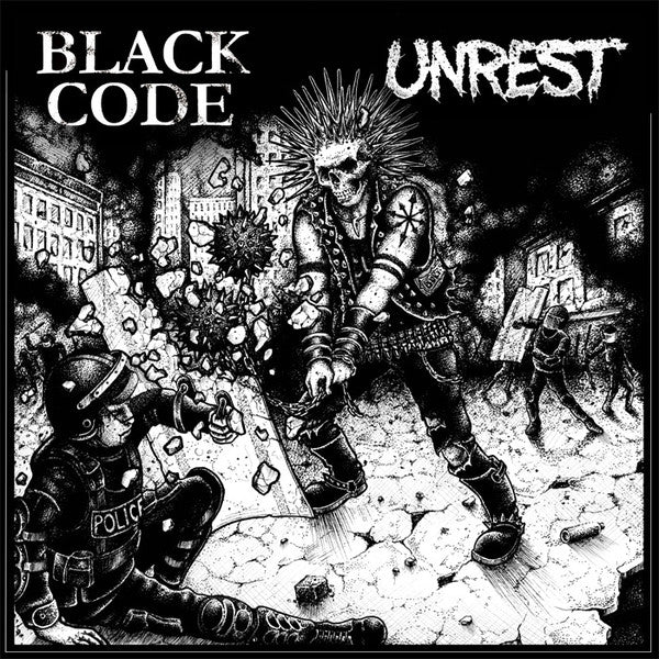 BLACK CODE / UNREST - Split - 12"