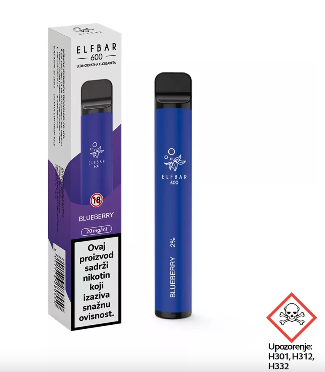 ELFBAR 600 Blueberry