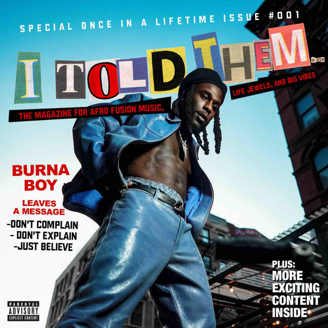 BURNA BOY - I Told Them - LP