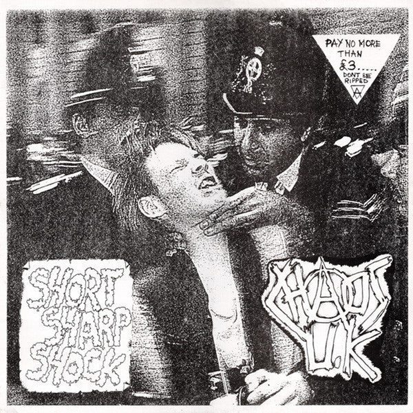 CHAOS U.K. - Short Sharp Shock (white) - LP