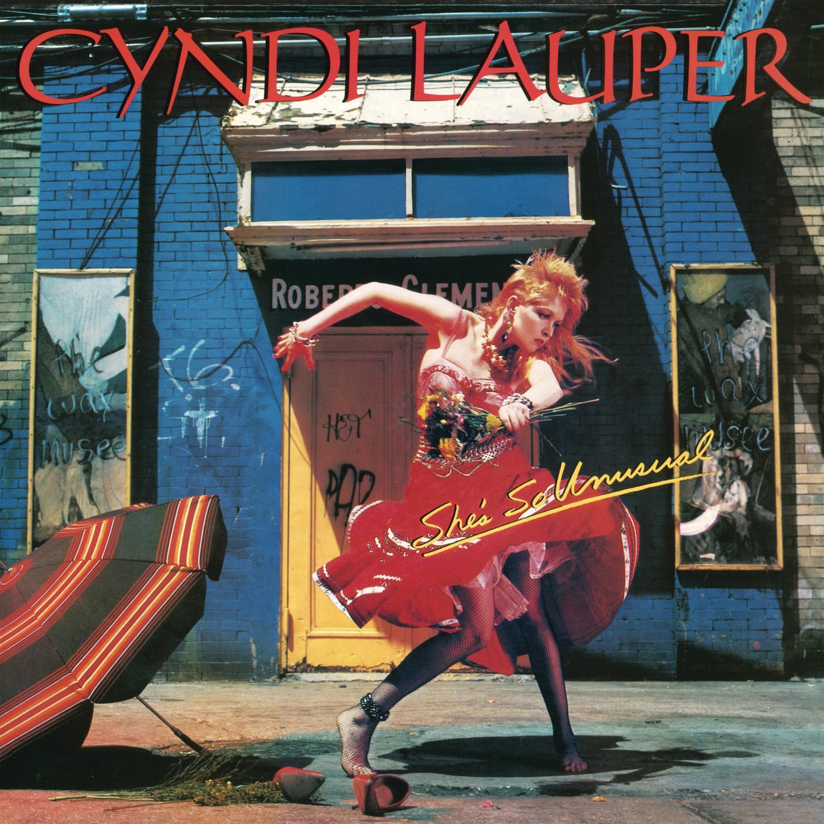 CYNDI LAUPER - She's So Unusual (red) - LP