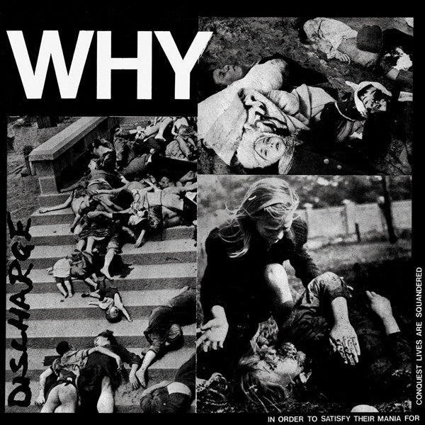 DISCHARGE - Why (red) - LP