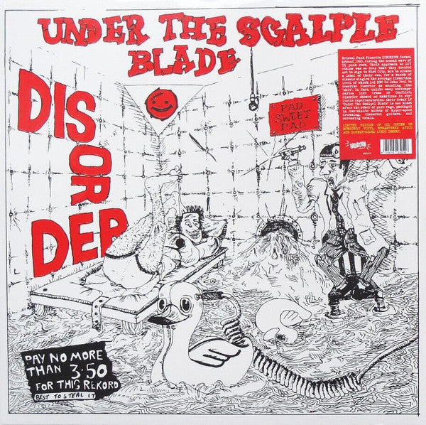 DISORDER - Under The Scalple Blade (red) - LP