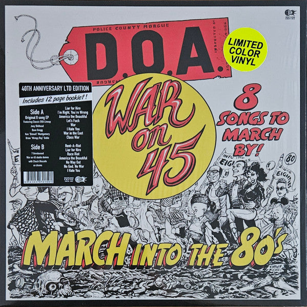 D.O.A. - War on 45 + Extras (colored) - LP