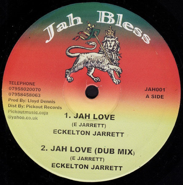 ECKELTON JARRETT - Jah Love - 10"