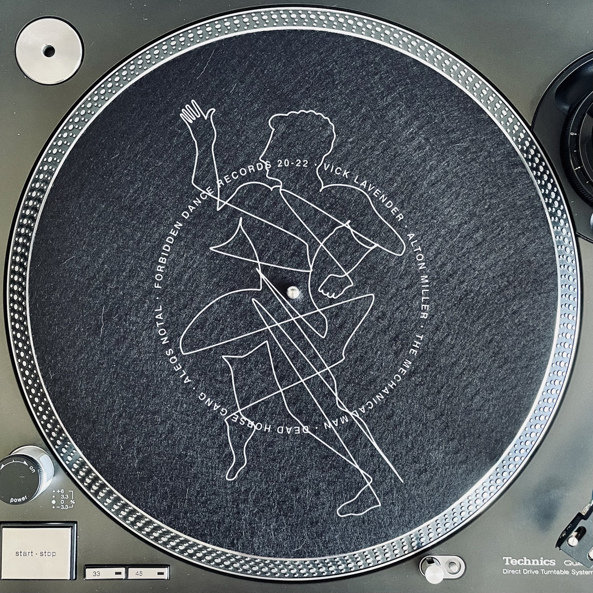 FORBIDDEN DANCE - 2nd Year Anniversary (black) - SLIPMAT