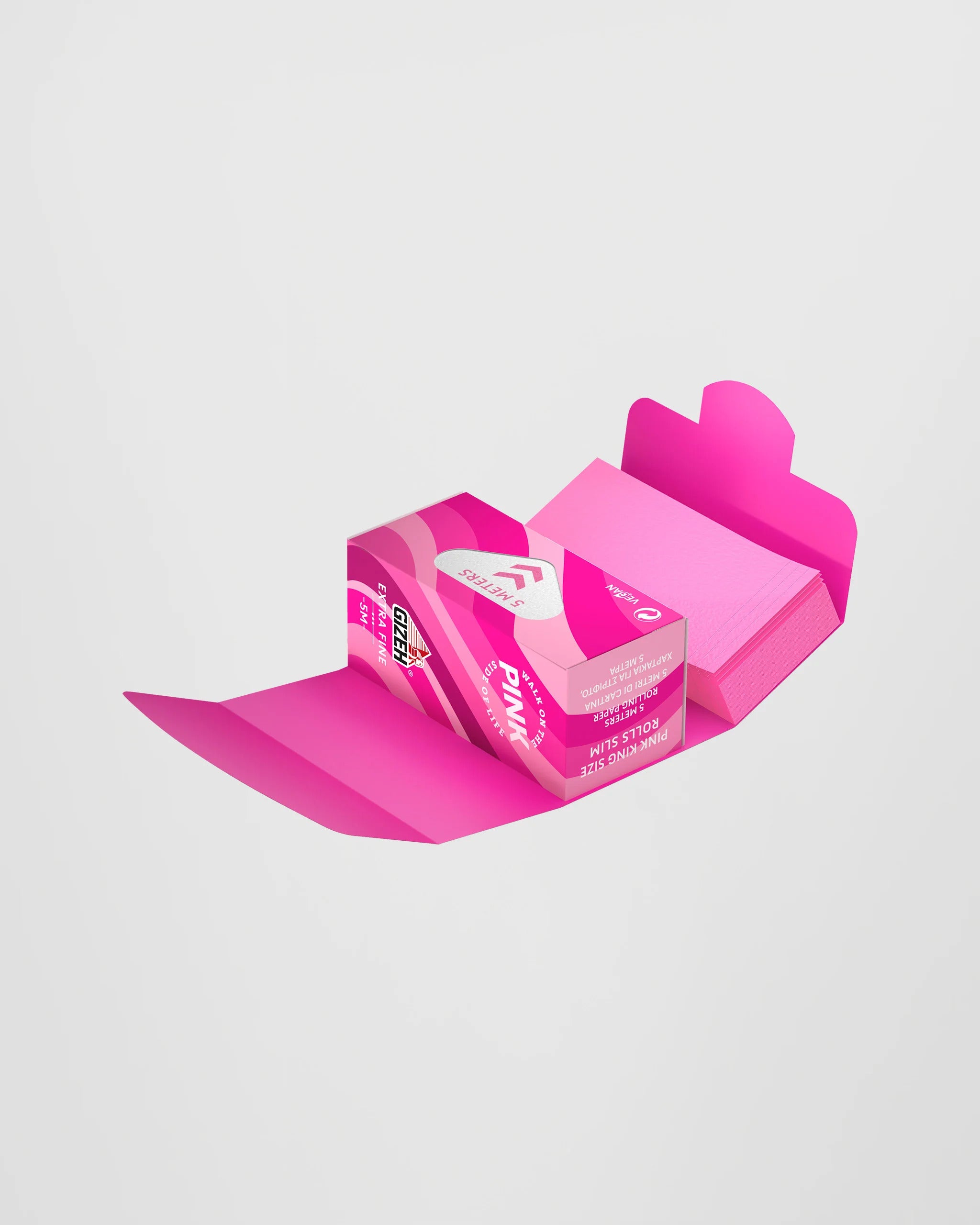 GIZEH Pink Rolls Slim + Tips ROLICA