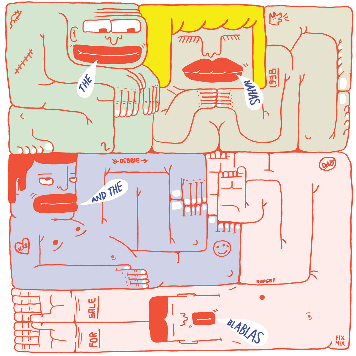 HAHAS AND THE BLABLAS, THE - S/T - LP
