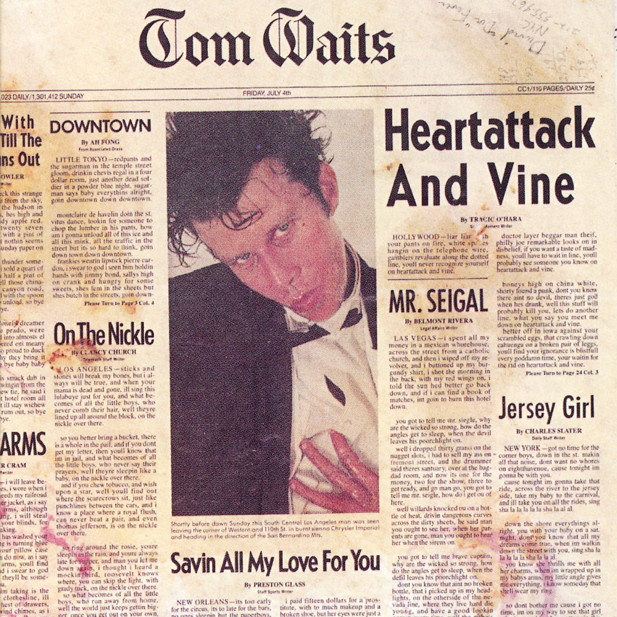 TOM WAITS - Heartattack and Vine (RM) - LP