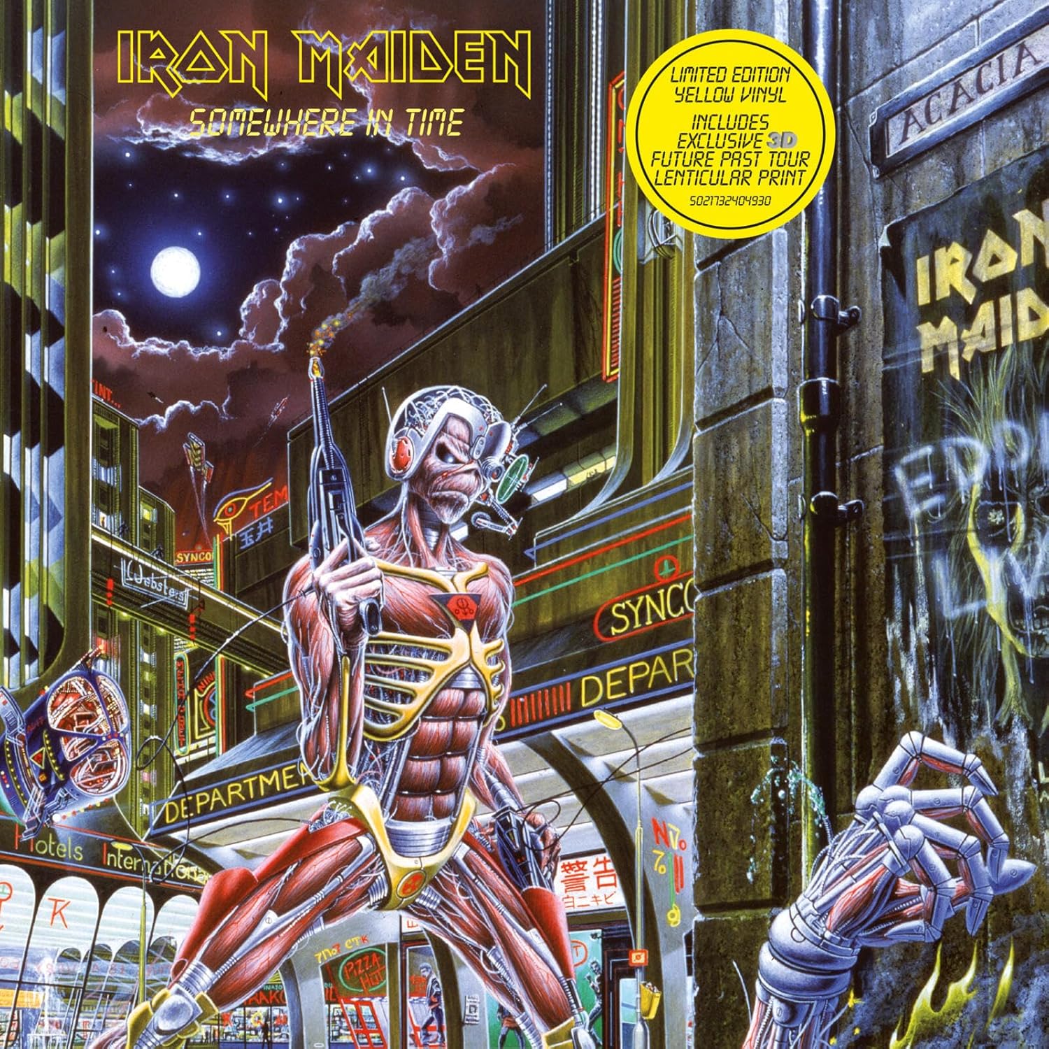 IRON MAIDEN - Somewhere In Time (yellow) - LP