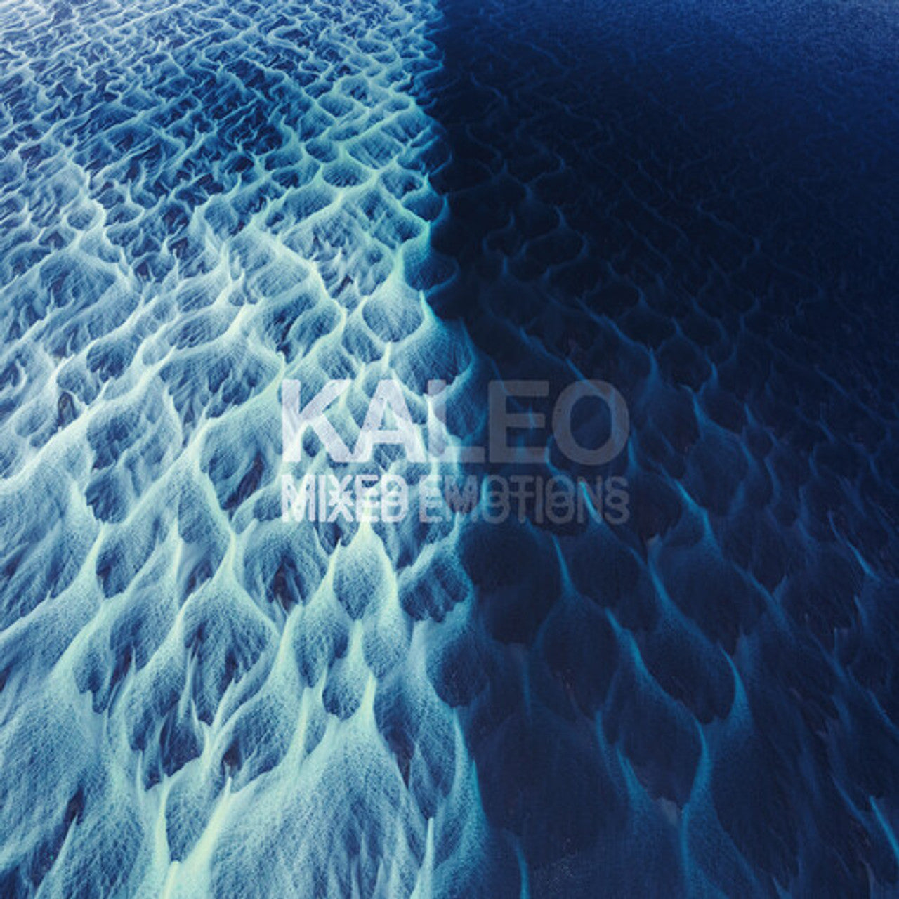KALEO - Mixed Emotions (blue & black opaque marble) - LP