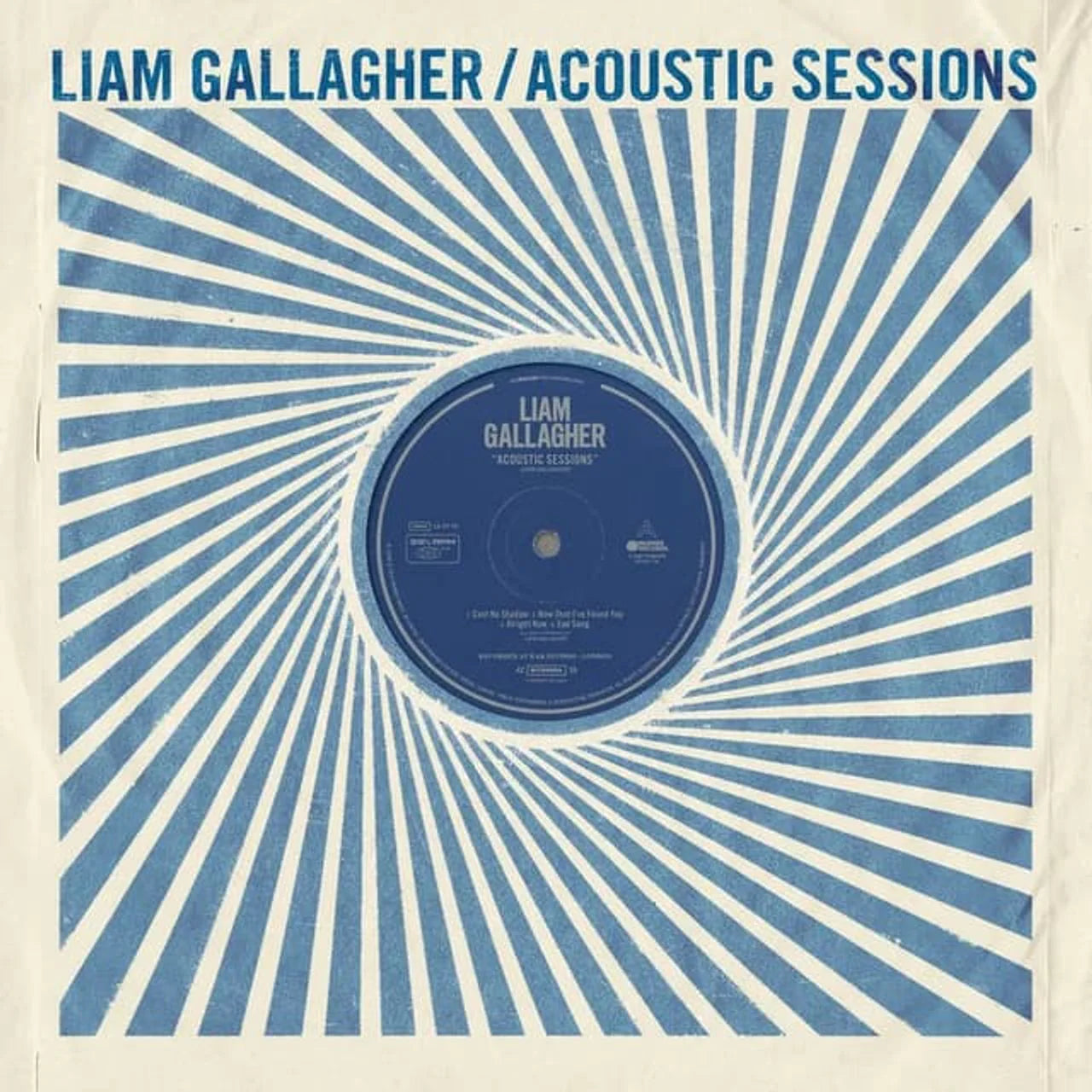 LIAM GALLAGHER - Acoustic Sessions (silver & blue) - LP