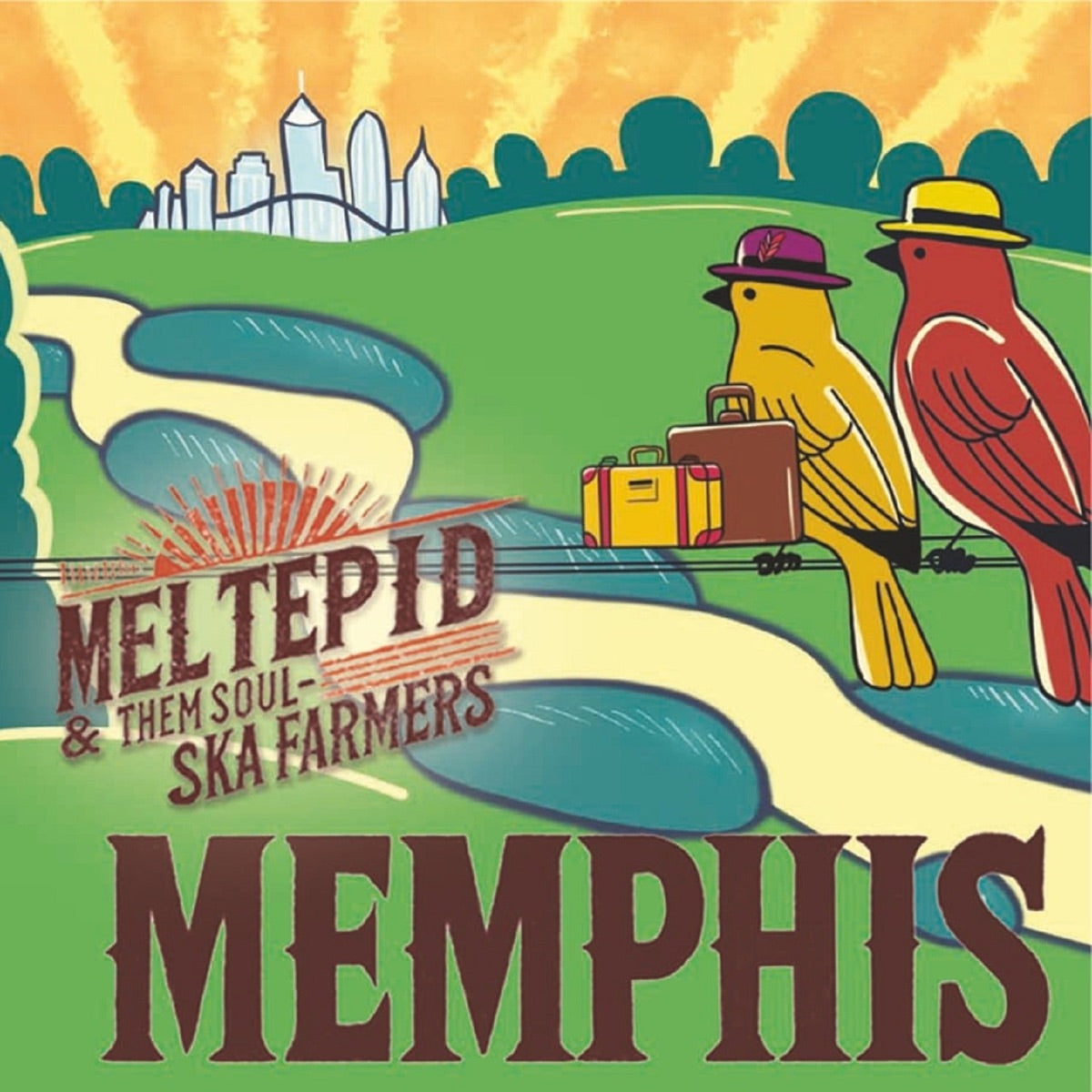 MEL TEPID & THEM SOUL SKA FARMERS - Memphis - LP
