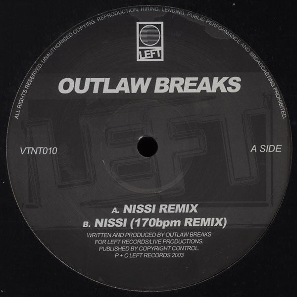 OUTLAW BREAKS - Nissi (Remix) - 12"