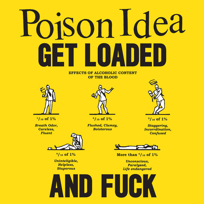 POISON IDEA - Get Loaded And Fuck (remaster) - LP