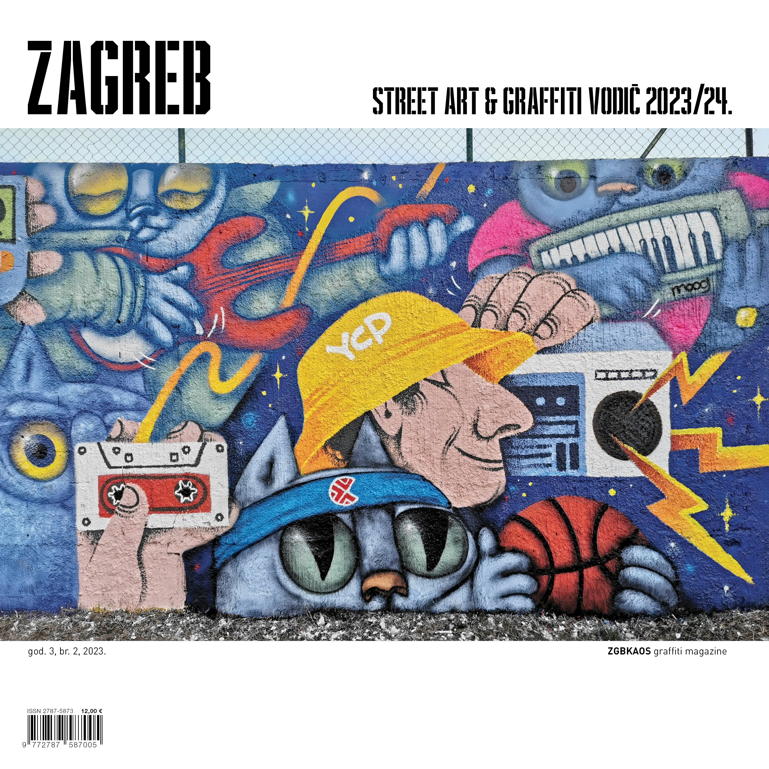 ZAGREB STRET ART & GRAFFITI VODIČ 2023/2024 (english) - MAGAZIN