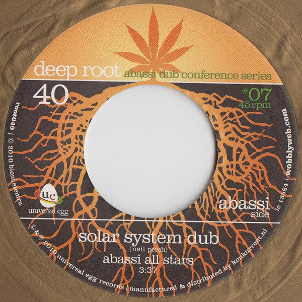 ABASSI ALL STARS / BANDULU DUB - Solar System Dub / Solar System - 7"