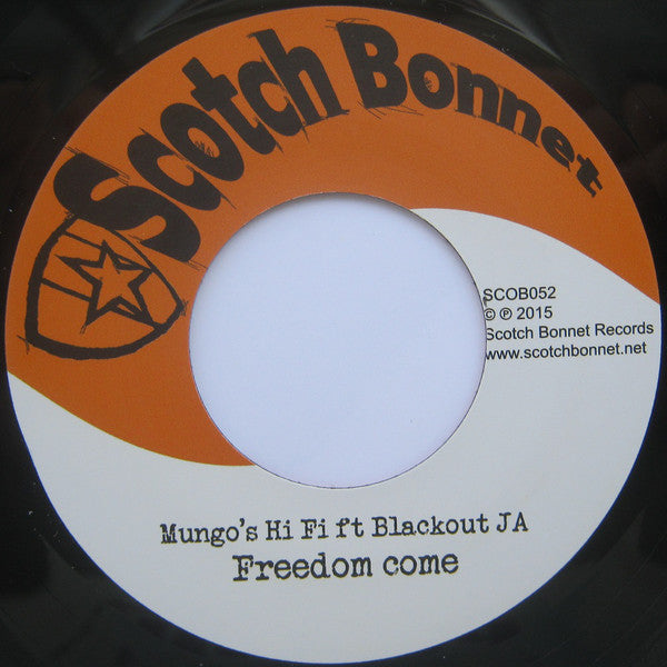 MUNGO'S HI FI FT. BLACKOUT JA - Freedom Come - 7"
