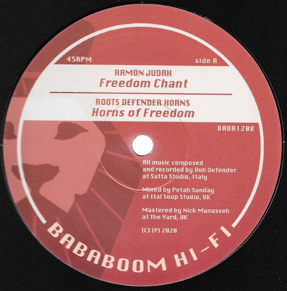 RAMON JUDAH, ROOTS DEFENDER HORNS, DUB DEFENDER - Freedom Chant / Freedom Rock - 12"