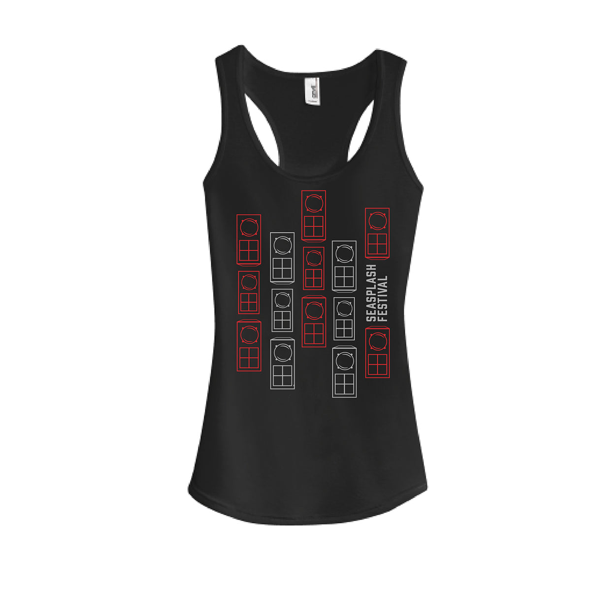 SEASPLASH - Soundsystem - Women's Black Tank