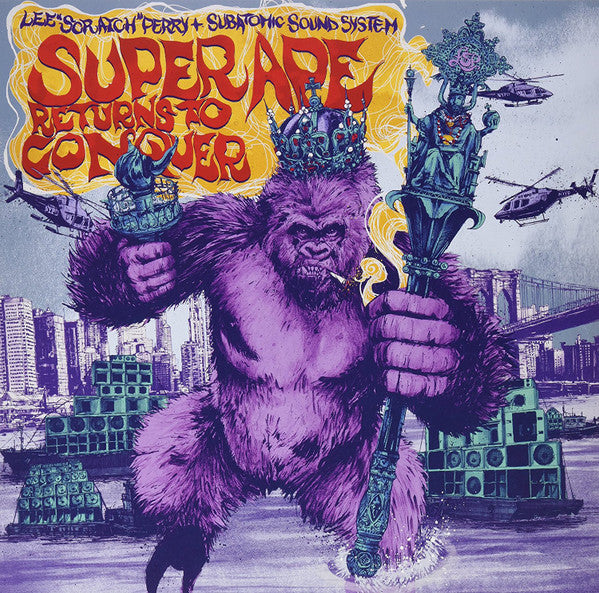 LEE "SCRATCH" PERRY & SUBATOMIC SOUND SYSTEM - Super Ape Returns To Conquer - LP