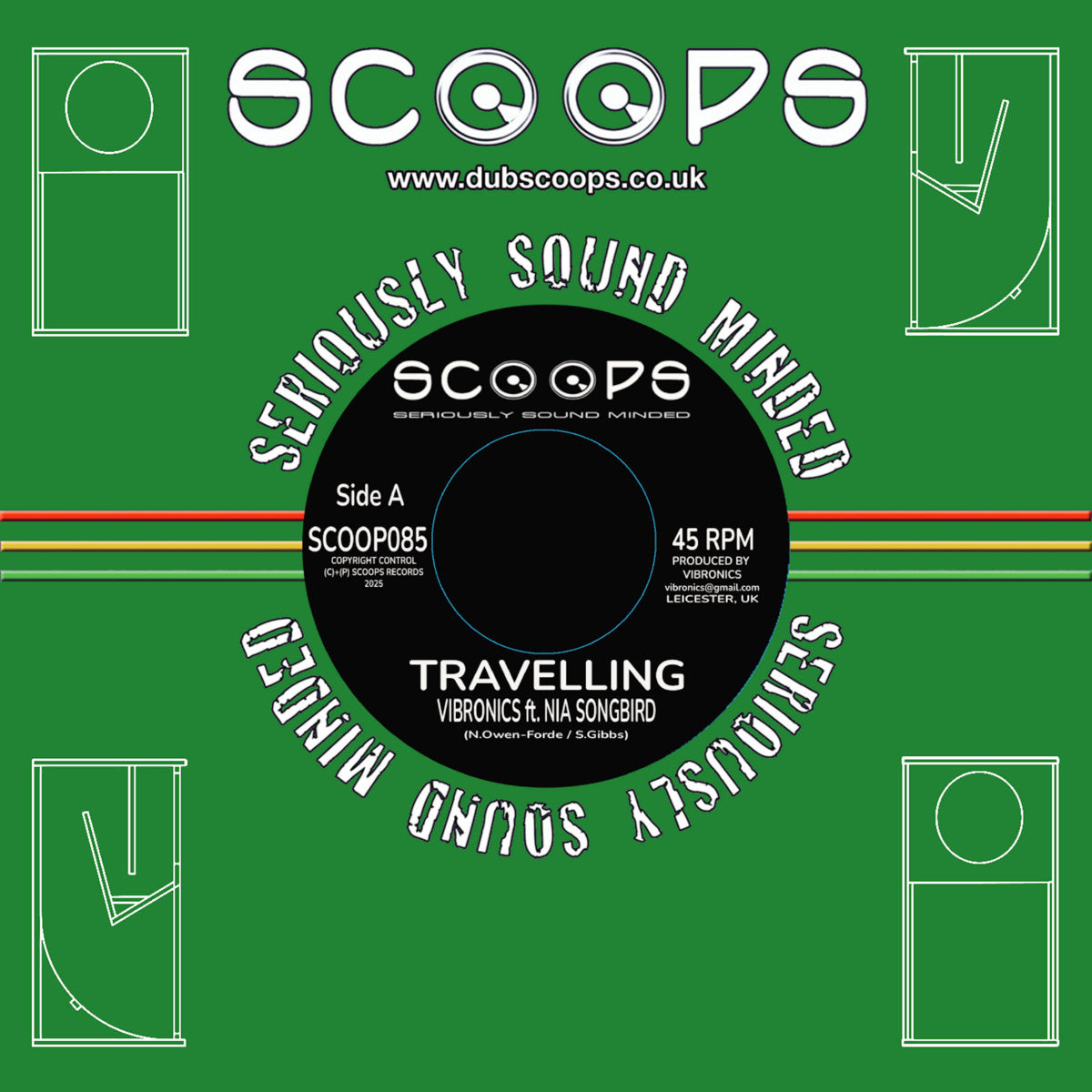 VIBRONICS ft. NIA SONGBIRD - Travelling/Revenge - 10"