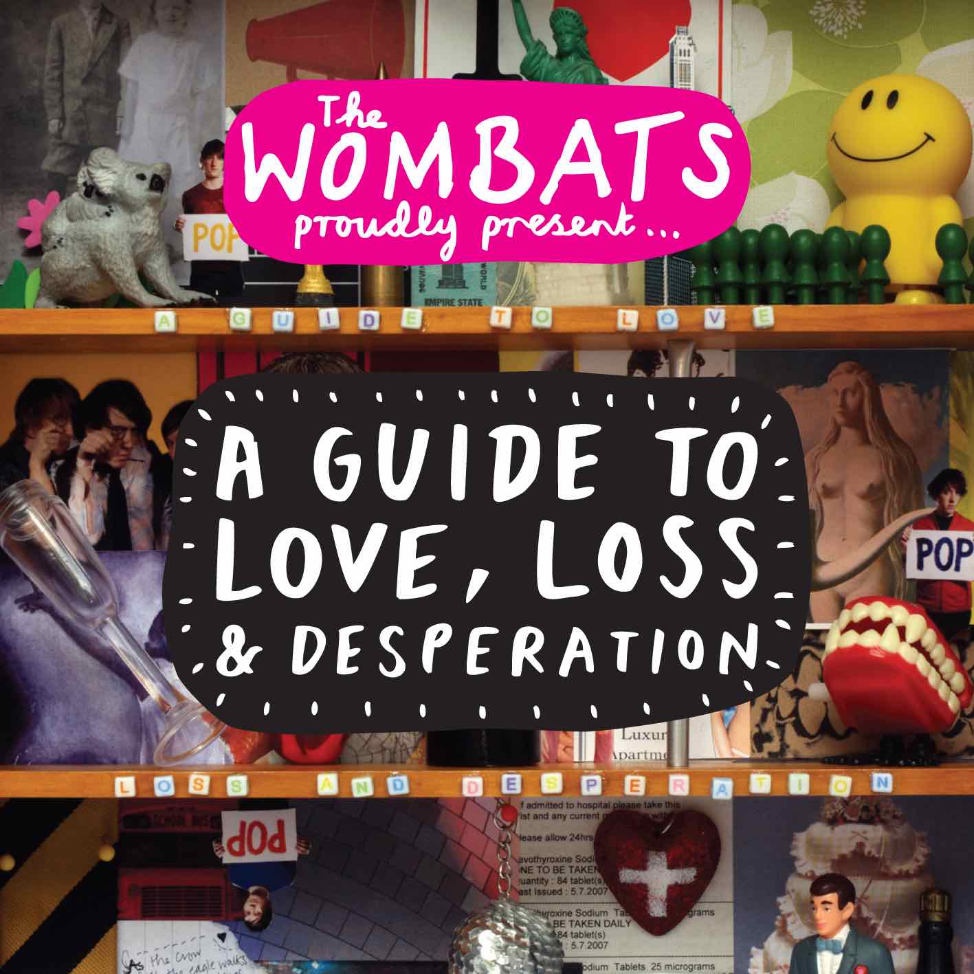 THE WOMBATS - A Guide To Love, Loss & Desperation (15th ann, pink) - LP