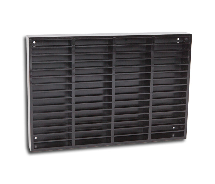 Music Cassette Wooden Shelf Deluxe Black